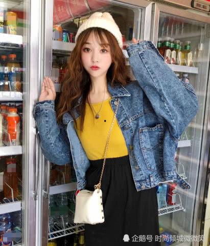 网红同款牛仔穿搭