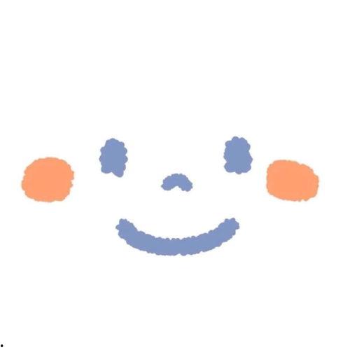 网红简笔画小人蓝色背景,网红小人的魅力瞬间